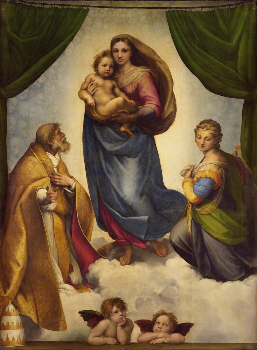 Madonna Sistina — Raffaello